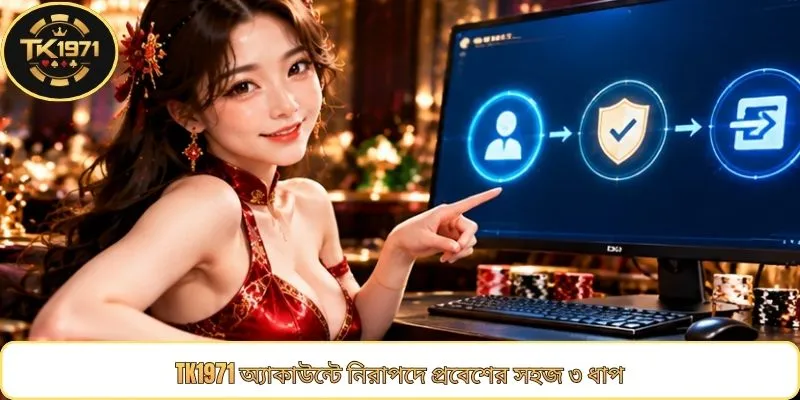TK1971 অ্যাকাউন্টে নিরাপদে প্রবেশের সহজ ৩ ধাপ