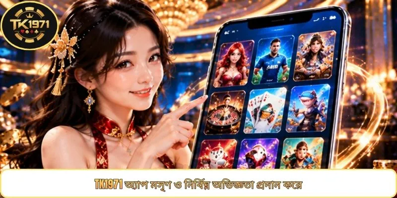 TK1971 অ্যাপ মসৃণ ও নির্বিঘ্ন অভিজ্ঞতা প্রদান করে