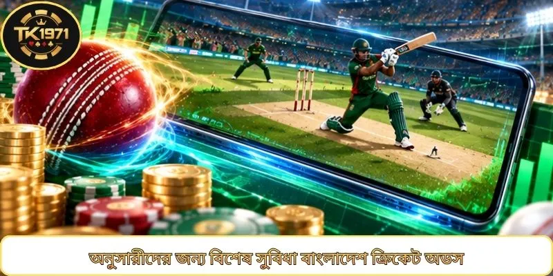 অনুসারীদের জন্য বিশেষ সুবিধা বাংলাদেশ ক্রিকেট অডস
