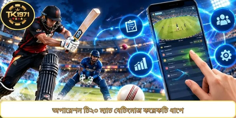 অপারেশন টি২০ ম্যাচ বেটিংমাত্র কয়েকটি ধাপে