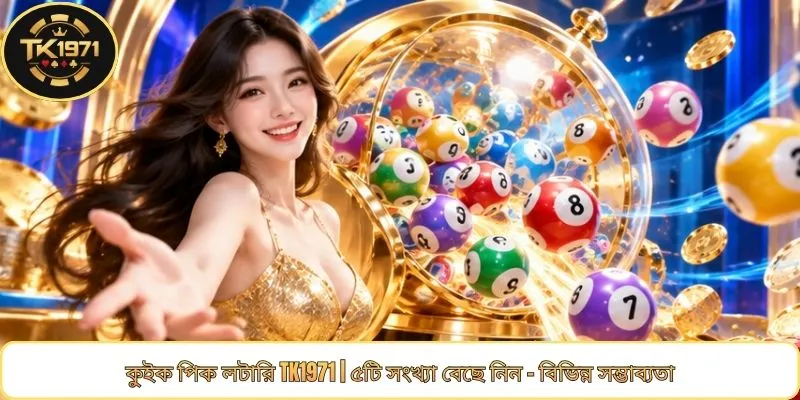 কুইক পিক লটারি TK1971 | ৫টি সংখ্যা বেছে নিন - বিভিন্ন সম্ভাব্যতা