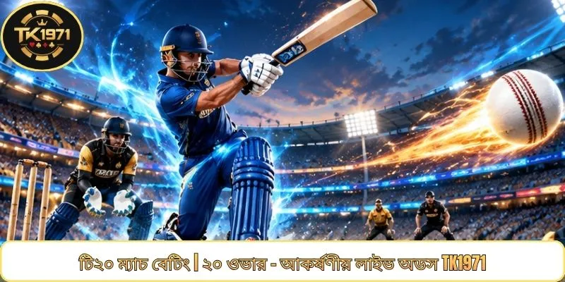 টি২০ ম্যাচ বেটিং | ২০ ওভার - আকর্ষণীয় লাইভ অডস TK1971