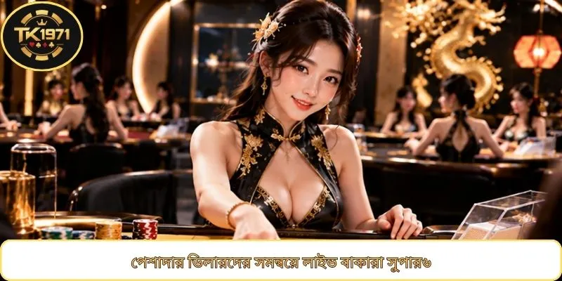 পেশাদার ডিলারদের সমন্বয়ে লাইভ বাকারা সুপার৬