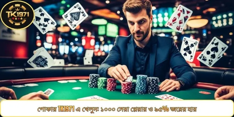 পোকার TK1971 এ খেলুন: ১০০০ সেরা প্লেয়ার ও ৯৫% জয়ের হার