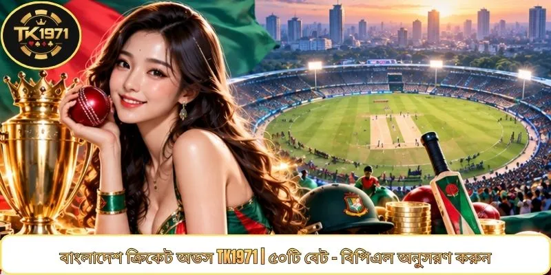 বাংলাদেশ ক্রিকেট অডস TK1971 | ৫০টি বেট - বিপিএল অনুসরণ করুন