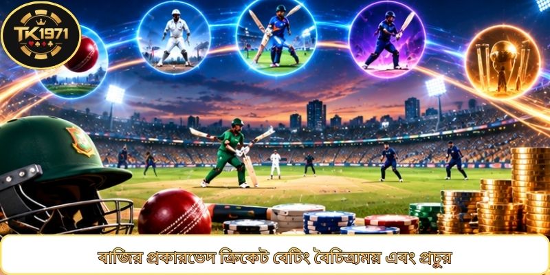 বাজির প্রকারভেদ ক্রিকেট বেটিং বৈচিত্র্যময় এবং প্রচুর