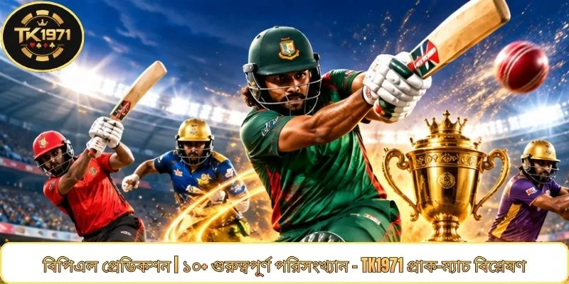 বিপিএল প্রেডিকশন | ১০+ গুরুত্বপূর্ণ পরিসংখ্যান - TK1971 প্রাক-ম্যাচ বিশ্লেষণ
