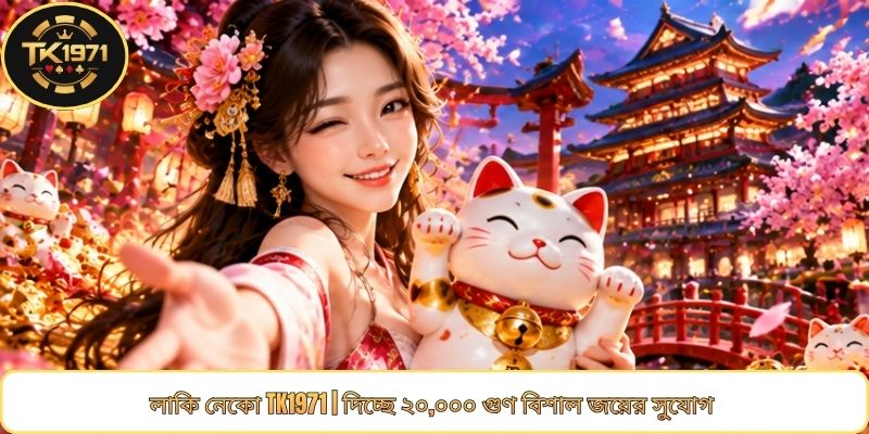 লাকি নেকো TK1971 | দিচ্ছে ২০,০০০ গুণ বিশাল জয়ের সুযোগ 