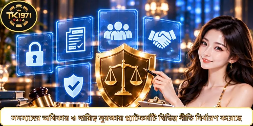 সদস্যদের অধিকার ও দায়িত্ব সুরক্ষায় প্ল্যাটফর্মটি বিভিন্ন নীতি নির্ধারণ করেছে