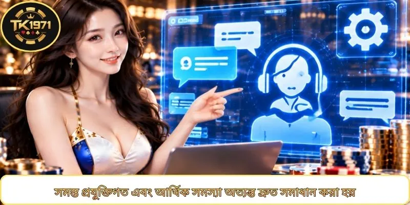 সমস্ত প্রযুক্তিগত এবং আর্থিক সমস্যা অত্যন্ত দ্রুত সমাধান করা হয়