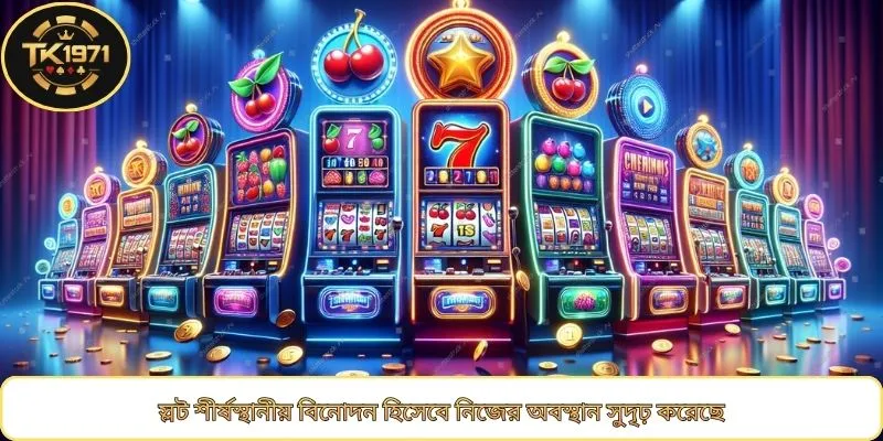 স্লট শীর্ষস্থানীয় বিনোদন হিসেবে নিজের অবস্থান সুদৃঢ় করেছে