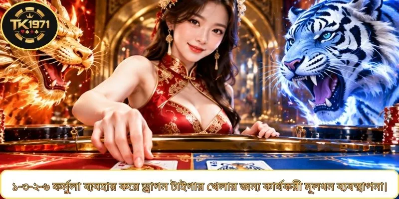 ১-৩-২-৬ ফর্মুলা ব্যবহার করে ড্রাগন টাইগার খেলার জন্য কার্যকরী মূলধন ব্যবস্থাপনা।